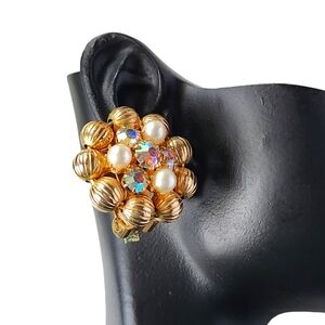 Vintage Weiss Clip On Earrings